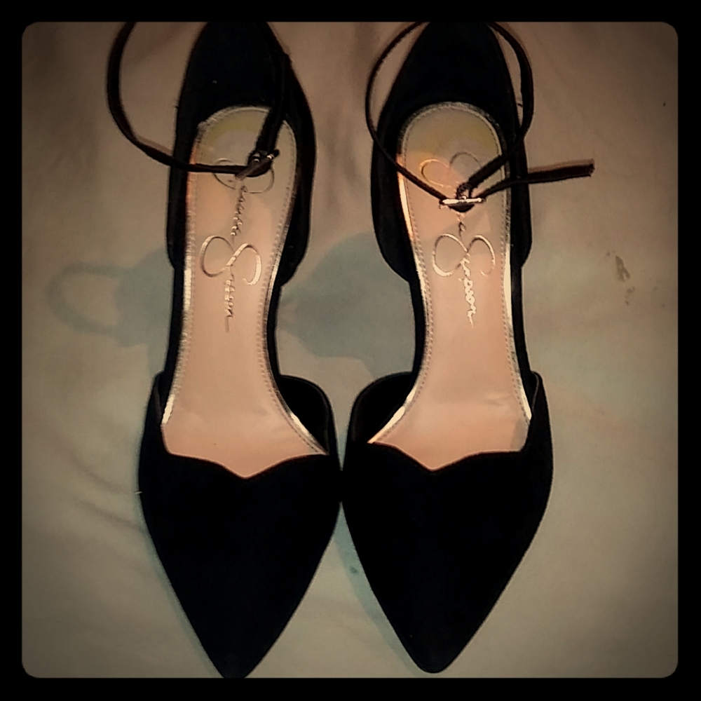 Jessica Simpson Scalloped Heels